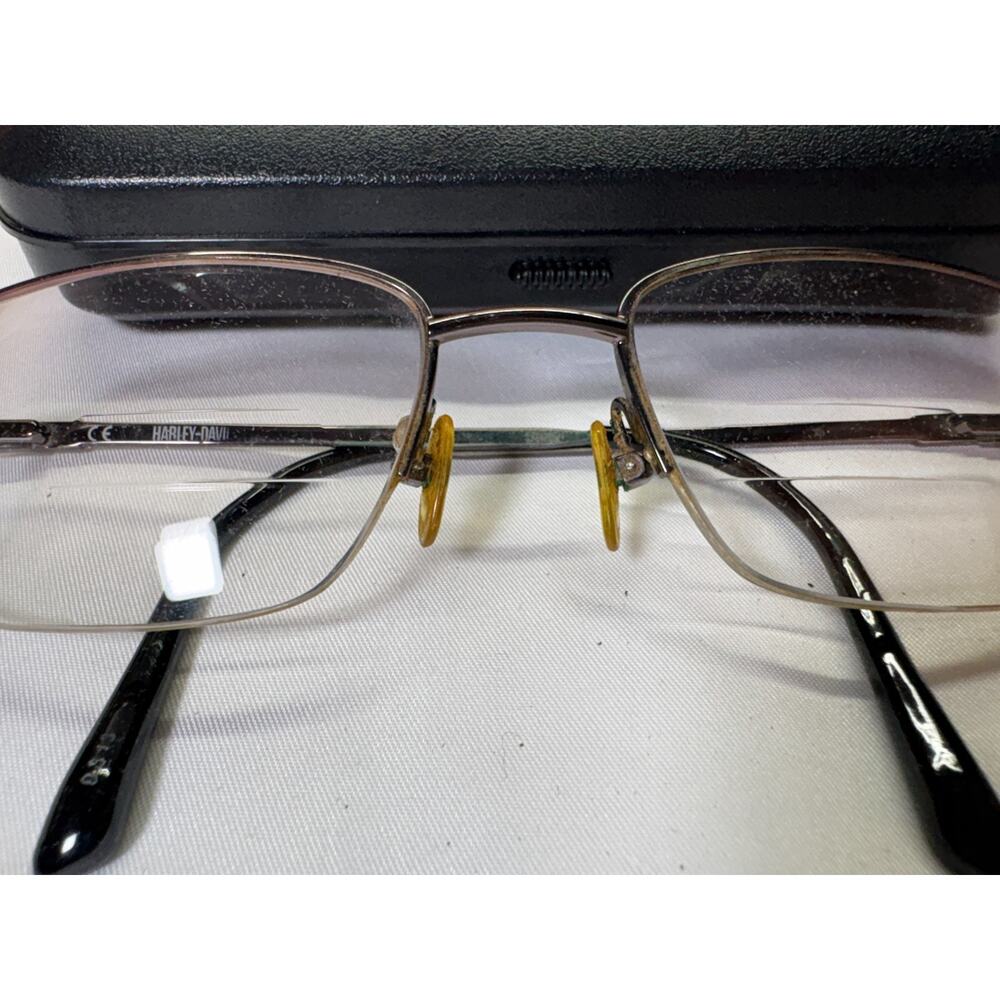 Harley Davidson Rectangle Eyeglass Frames Hd Opti… - image 4